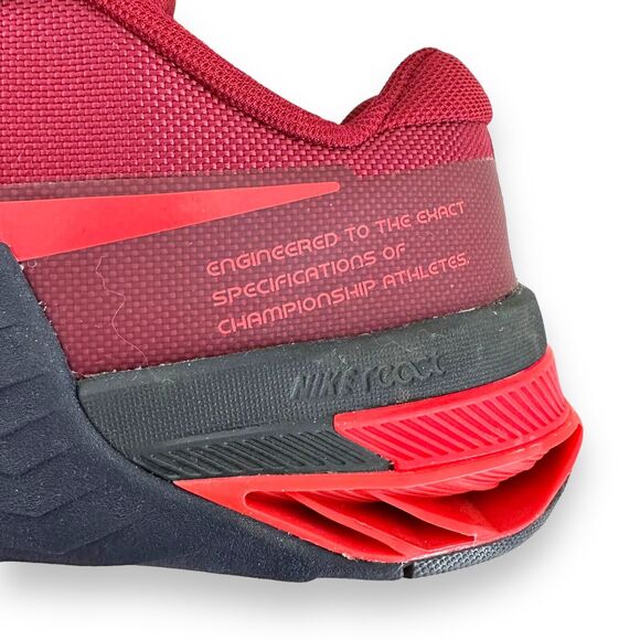 Nike Sneakers Metcon 8 Team Red Crimson Black DO9328-600 Mens Training Size 13 - Picture 12 of 16